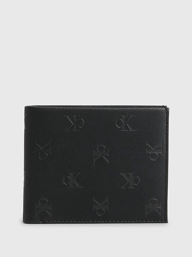 Calvin Klein USA Leather Billfold Mens Wallet Black 6902581-WR